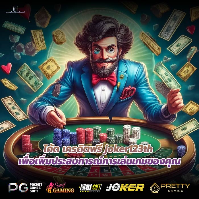 โค้ด เครดิตฟรี joker123th เพื่อเพิ่มประสบการณ์การเล่นเกมของคุณ